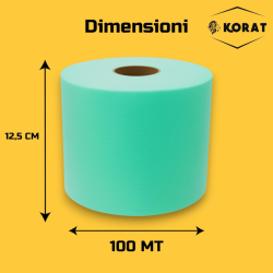 Rotolo Tulle - 12,5 cm x 100 mt - Verde Tiffany