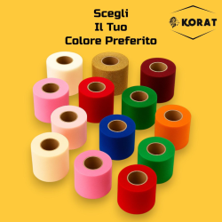 Rotolo Tulle - 12,5 cm x 100 mt - Nero