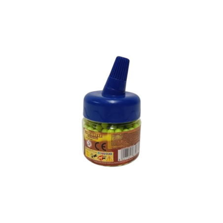 4 Barattoli di 500 Palline - Colpi per Pistola Giocattolo - 9.5x5.5x5.