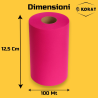 Rotolo Tulle - 25 cm x 100 mt - Fuxia