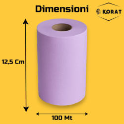 Rotolo Tulle - 25 cm x 100 mt - Lilla