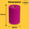Rotolo Tulle - 25 cm x 100 mt - Viola Scuro
