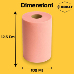 Rotolo Tulle - 25 cm x 100 mt - Rosa Antico