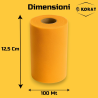 Rotolo Tulle - 25 cm x 100 mt - Oro 