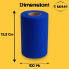 Rotolo Tulle - 25 cm x 100 mt - Blu Royal