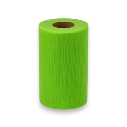 Rotolo Tulle - 25 cm x 100 mt - Verde Mela