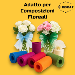 Rotolo Tulle - 25 cm x 100 mt - Beige