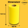 Rotolo Tulle - 25 cm x 100 mt - Giallo