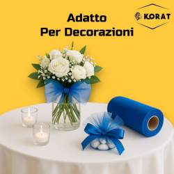Rotolo Tulle - 25 cm x 100 mt - Marrone Scuro