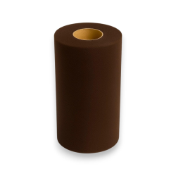 Rotolo Tulle - 25 cm x 100 mt - Marrone Scuro