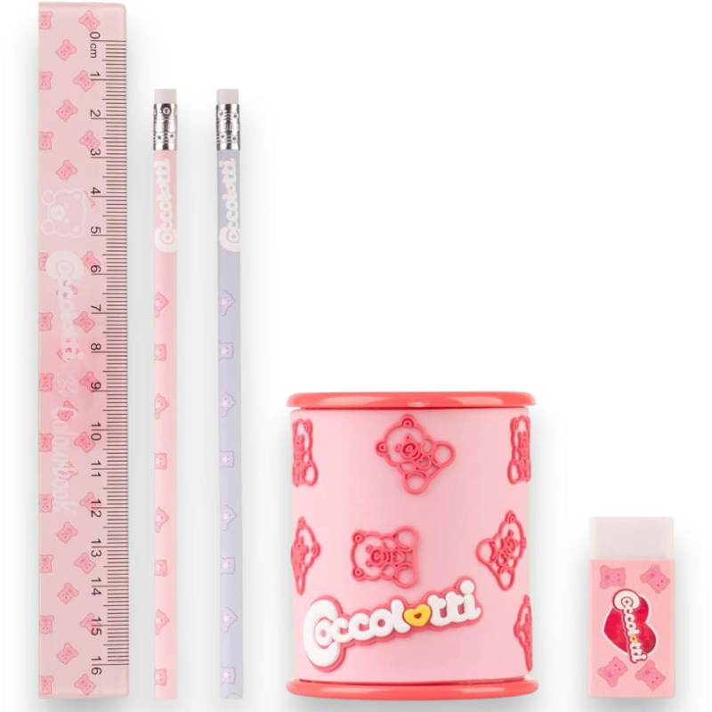 Coccolotti - Set Stationery - Kit 5 Pezzi - Classic Rosa