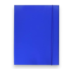 10x Cartelle Plastificate - 3 Lembi - 25x35 cm - Blu