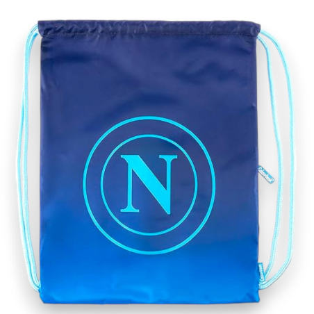 Colourbook - Sacca Coulisse Napoli - Tasca Laterale - 35x45 cm - Dark 