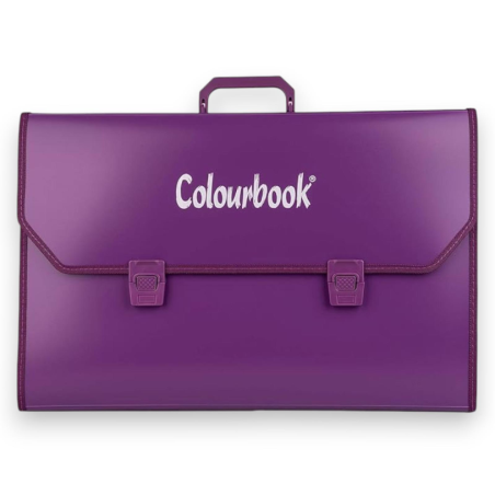 Colourbook - Valigetta in PPL Wild - Con Tracolla - 36x50 cm - PRUGNA