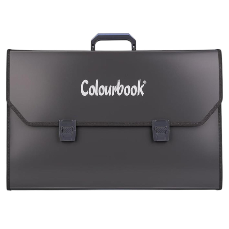 Colourbook - Valigetta in PPL Wild - Con Tracolla - 36x50 cm - GRIGIO 