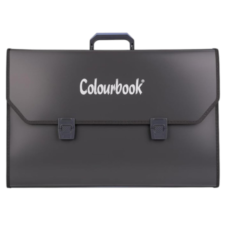 Colourbook - Valigetta in PPL Wild - Con Tracolla - 36x50 cm - GRIGIO 