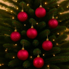 Set 12 Palline Assortite - 8 cm - Rosso