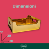 Cassetta Cartone Oro - 30x20x10 cm