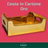 Cassetta Cartone Oro - 30x20x10 cm