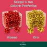 Set 50 Coccarde Rosse - 5x5 cm 10 mm