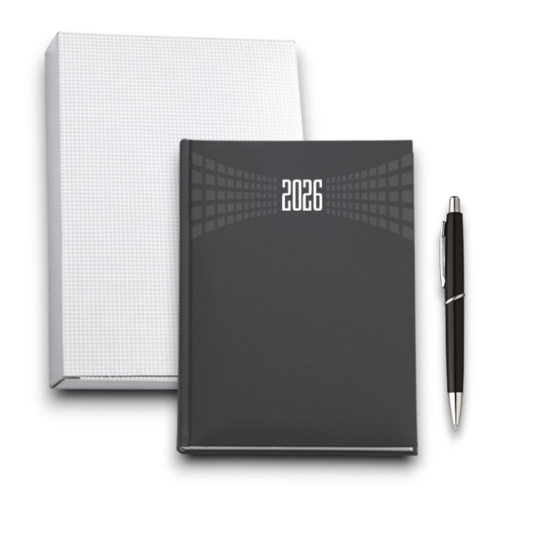 Matra - Agenda Giornaliera 2026 - 17x24 cm - Copertina Matra Gommata -