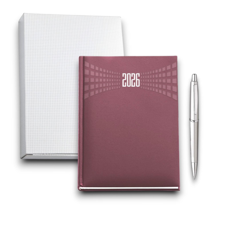 Matra - Agenda Giornaliera 2026 - 17x24 cm - Copertina Matra Gommata -