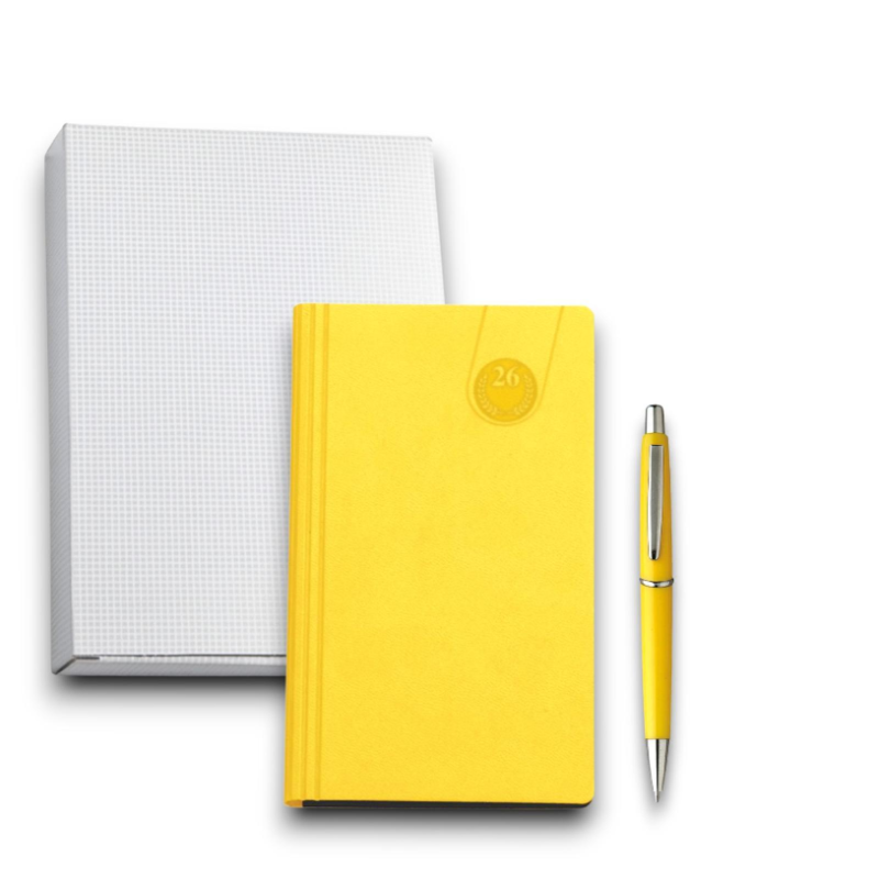 Tavecchi - Agenda Settimanale 2026 - 8x14 cm - Giallo
