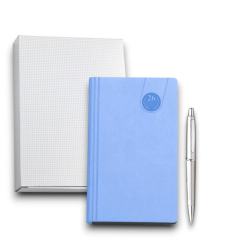 Tavecchi - Agenda Settimanale 2026 - 8x14 cm - Sky Blu