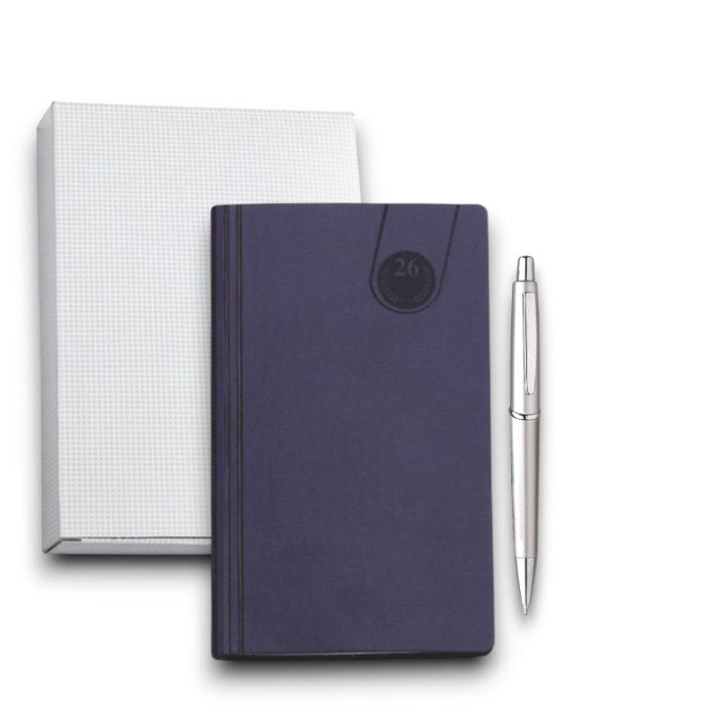 Tavecchi - Agenda Settimanale 2026 - 8x14 cm - Blu