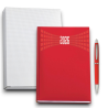 Matra - Agenda Giornaliera 2026 - 11x17 cm - Copertina Gommata - Rosso
