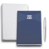 Matra - Agenda Giornaliera 2026 - 11x17 cm - Copertina Gommata - Blu