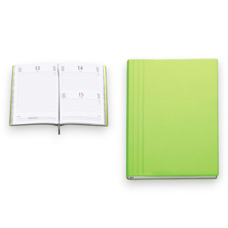 Flexy Tam - Agenda Giornaliera 15x21 cm - Agenda + Ricambio - Verde