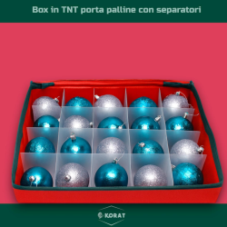 Box Porta Palline con Separatori - 43x35x35