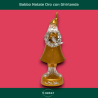 Babbo Natale con Ghirlanda - Oro - 31 Cm
