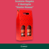 Scatola Bottiglia - 2 Posti - Rosso - 8,5x18x38 - HX24N03426