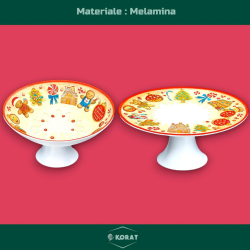 Set Alzatine Natalizie in Melamina Decorata – Collezione Marzapane, 30