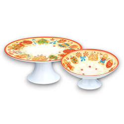 Set Alzatine Natalizie in Melamina Decorata – Collezione Marzapane, 30