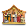 Presepe Tradizionale con Capanna e 8 Soggetti in Resina – Un’Elegante 