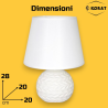 Lume Bombato - Bianco - 3 ass.
