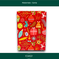 Set di 12 Buste Regalo in Carta - Natalizia con 3 Modelli Diversi - 33