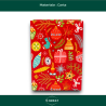 Set di 12 Buste Regalo in Carta - Natalizia con 3 Modelli Diversi - 33