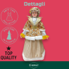 Mamma Natale - 64 cm - Con Abito Natalizio Con Pailletes Oro