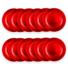 Set 12 Sottopiatti - 33 Cm - Liscio - Rosso