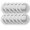 Set 12 Sottopiatti - 33 Cm - Liscio - Argento