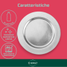Set 12 Sottopiatti - 33 Cm - Liscio - Argento
