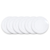 Set 6 Sottopiatti - 33 Cm - Liscio - Bianco