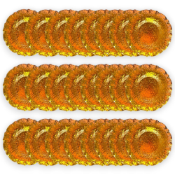 Set 24 Sottopiatti - Effetto Martellato - Oro