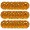 Set 24 Sottopiatti - Effetto Martellato - Oro