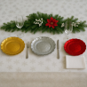 Set 6 Sottopiatti - Effetto Martellato - Argento