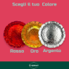 Set 24 Sottopiatti - Effetto Martellato - Argento